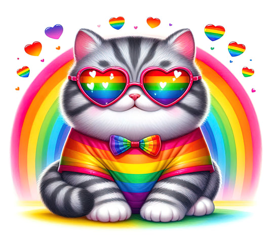 Cat pride tumbler